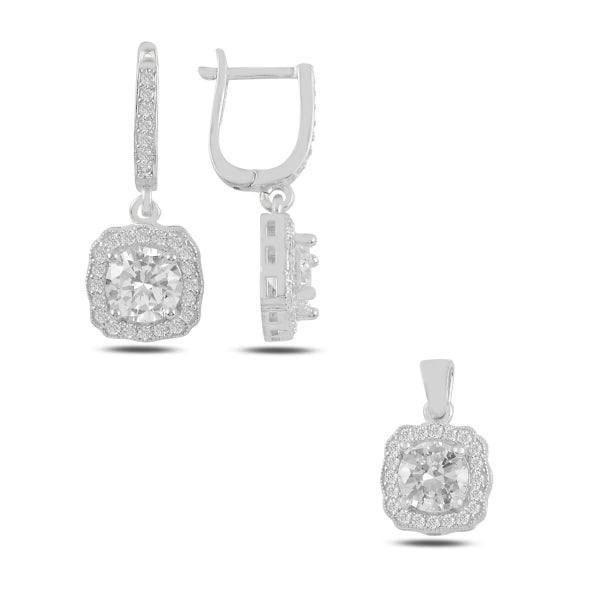 Turkish Handmade Lux Jewelry 925 Sterling Silver Ladies Womans Set 484