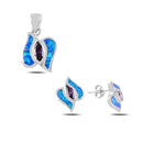 Turkish Handmade Lux Jewelry 925 Sterling Silver Ladies Womans Set 457