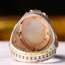 925 Sterling Silver Different Yemeni Agate Stone Elite Mens Ring silverbazaaristanbul 