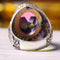 925 Sterling Silver Turkish Handmade Tourmaline Stone Mens Ring silverbazaaristanbul 