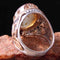 Authentic Yemeni Agate Stone Handmade 925 Sterling Silver Mens Ring silverbazaaristanbul 