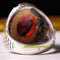 Beautiful 925 Sterling Silver Ruby and Citrine Stone Mens Ring silverbazaaristanbul 