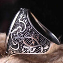 Copy of 925 Sterling Eagle Sapphire and Onyx Stone Mens Ring silverbazaaristanbul 