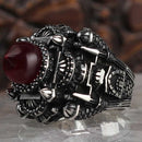 copy of 925 Sterling Eagle Sapphire and Onyx Stone Mens Ring silverbazaaristanbul 