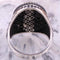 King Eagle Onyx Stone 925 Sterling Silver Handmade Black Mens Ring silverbazaaristanbul 