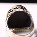 Modern 925 Sterling Silver Multi Stone Mens Ring silverbazaaristanbul 