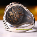 New 925 Sterling Silver Mother of Pearl Stone Mens Ring silverbazaaristanbul 