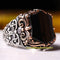 Turkish Handmade 925 Sterling Silver Heavy Onyx Stone Mens Ring silverbazaaristanbul 