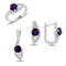 Turkish Handmade Lux Jewelry 925 Sterling Silver Ladies Womans Set 188 silverbazaaristanbul 