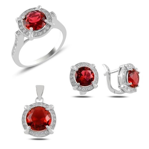 Turkish Handmade Lux Jewelry 925 Sterling Silver Ladies Womans Set 317 silverbazaaristanbul 