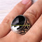 Wind Faceted Onyx Stone Turkish 925 Sterling Silver Mens Ring silverbazaaristanbul 